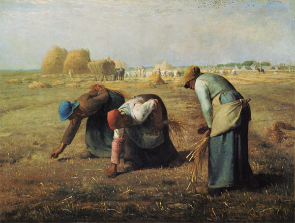 Les glaneuses à Jean-François Millet