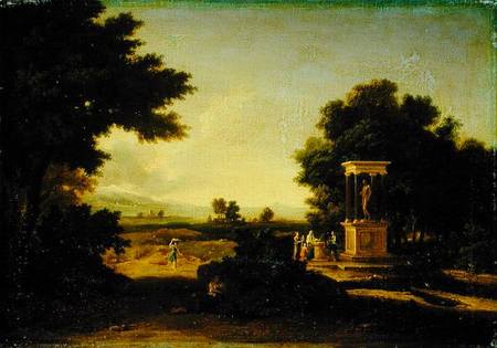Idyllic Landscape à Jean-François Millet