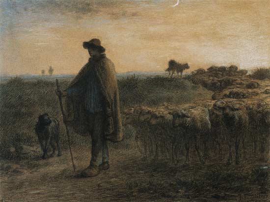 Restitution du troupeau à Jean-François Millet
