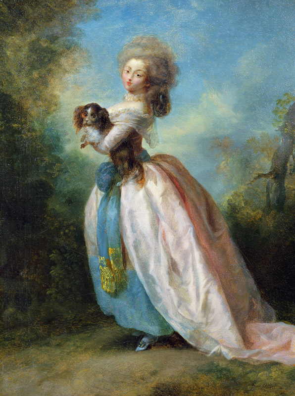A Lady with a Dog à Jean Frederic Schall