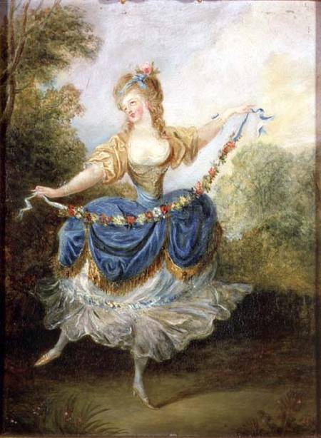 Dancer with a Garland à Jean Frederic Schall