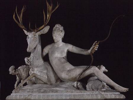 Diana mounted on a stag à Jean Goujon