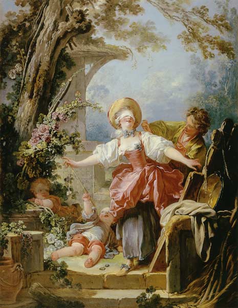 the blind-cow-play à Jean Honoré Fragonard