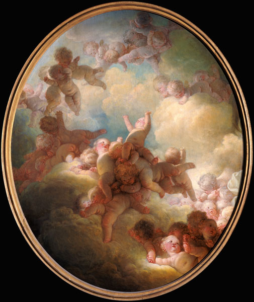 The Swarm of Cupids à Jean Honoré Fragonard