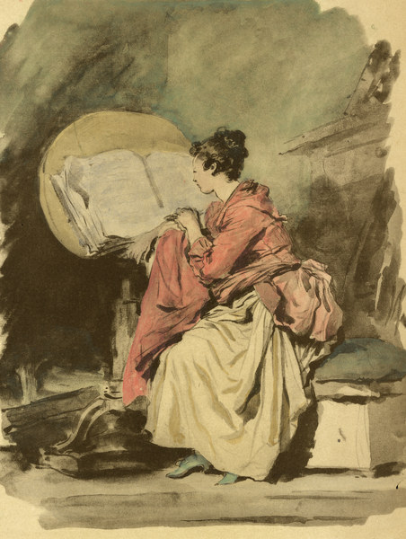 J.H.Fragonard, Lesendes Mädchen à Jean Honoré Fragonard