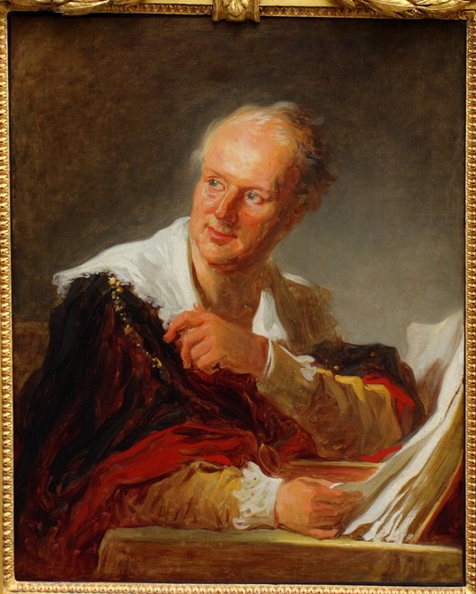 Portrait of Denis Diderot (1713–1784) à Jean Honoré Fragonard