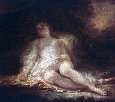 Sleeping Bacchante à Jean Honoré Fragonard