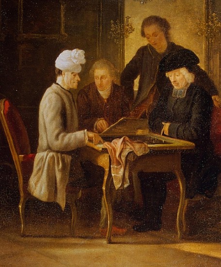 Voltaire at Chess à Jean Huber