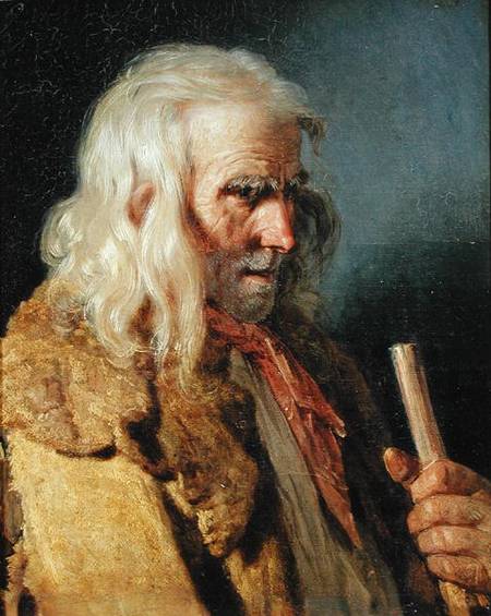 Portrait of a Breton Peasant à Jean-Jacques Francois Monanteuil