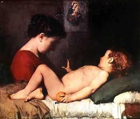 The Awakening Child à Jean-Jacques Henner
