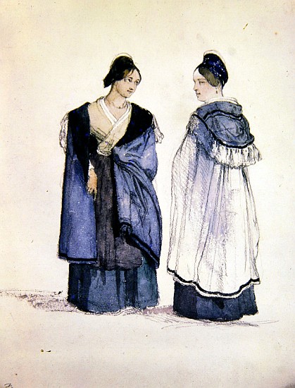 Inhabitants of Arles during the time of Daudet and Bizet à Jean Joseph Bonaventure Laurens