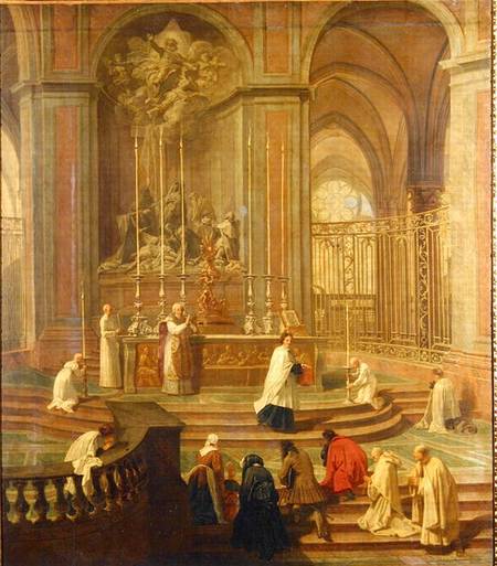 The Mass of Canon Antoine de La Porte or, The Altar of Notre Dame à Jean Jouvenet