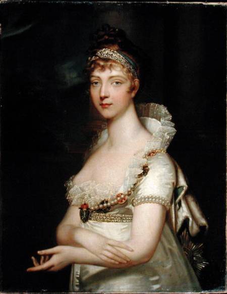 Empress Elizabeth Alexejevna (1779-1826) à Jean Laurent Mosnier