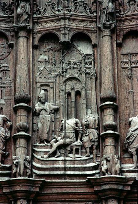 St. Peter healing the Lame Man, detail from the south transept portal à Jean le Pot