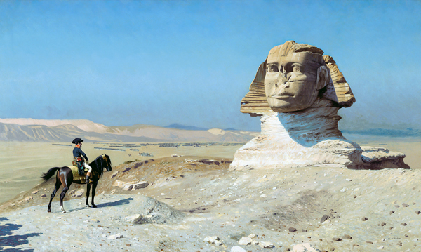 Bonaparte vor der Sphinx à Jean-Léon Gérome