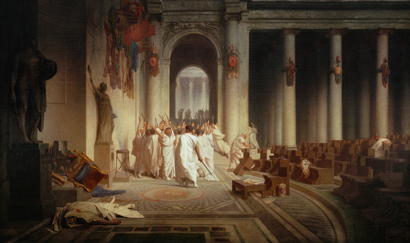The Death of Caesar à Jean-Léon Gérome
