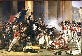 Scene of the 1830 Revolution at the Louvre