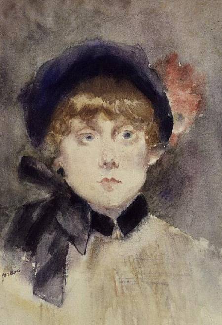 Young Woman in a Blue Hat à Jean Louis Forain