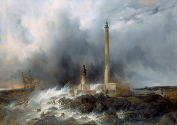 View of the Lighthouse at Gatteville à Jean Louis Petit