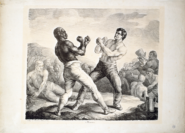 Boxeurs / Faustkämpfer à Jean Louis Théodore Géricault