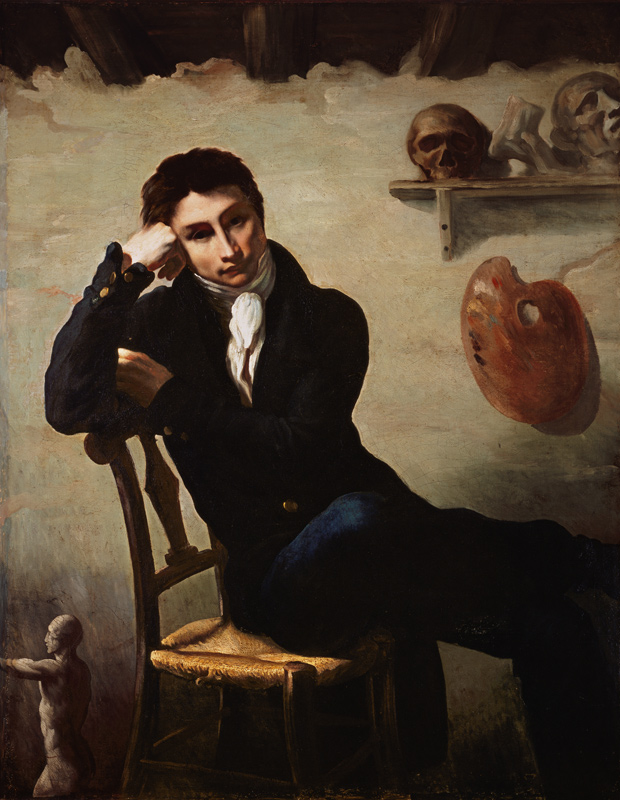 Portrait of an Artist in his Studio à Jean Louis Théodore Géricault