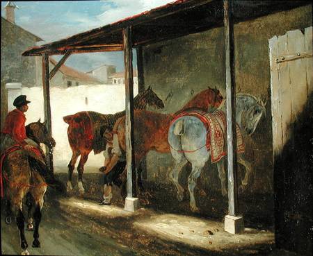The Barn of Marachel-Ferrant à Jean Louis Théodore Géricault
