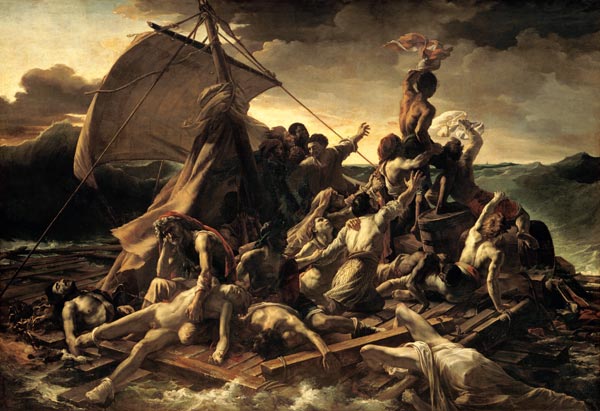 Le radeau de la méduse à Jean Louis Théodore Géricault