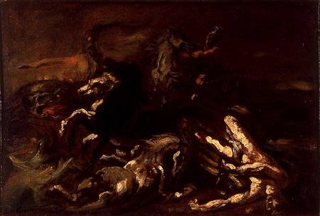 The Death of Hippolytus à Jean Louis Théodore Géricault