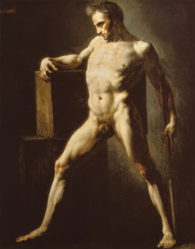Nu masculin à Jean Louis Théodore Géricault