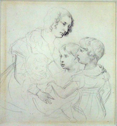 A Mother and her children à Jean Louis Théodore Géricault