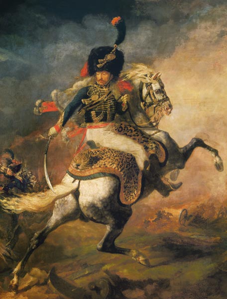 Agent des chasseurs de garde avec l'attaque à Jean Louis Théodore Géricault