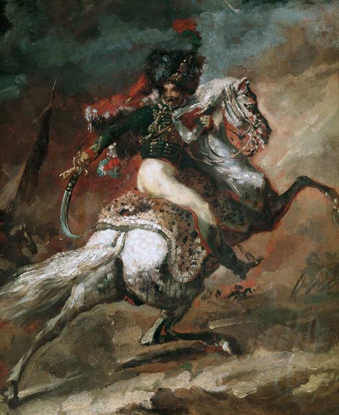 Mounted Officer à Jean Louis Théodore Géricault