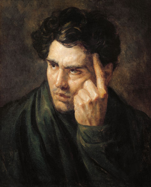 Portrait of Lord Byron (1788-1824) à Jean Louis Théodore Géricault