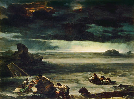 Scene of the Deluge à Jean Louis Théodore Géricault