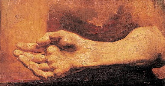 Study of a Hand and Arm à Jean Louis Théodore Géricault