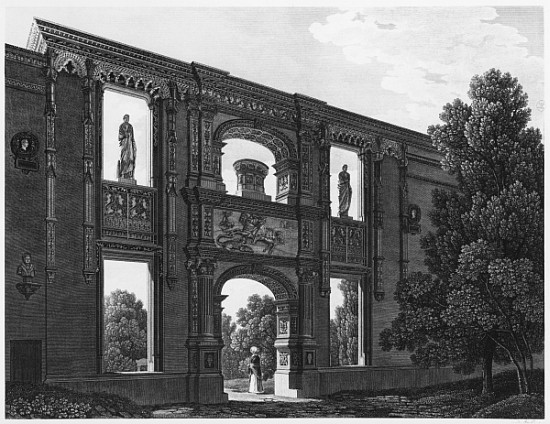 Arch of Gaillon, Musee des Monuments Francais, Paris, illustration from ''Vues pittoresques et persp à Jean Lubin Vauzelle