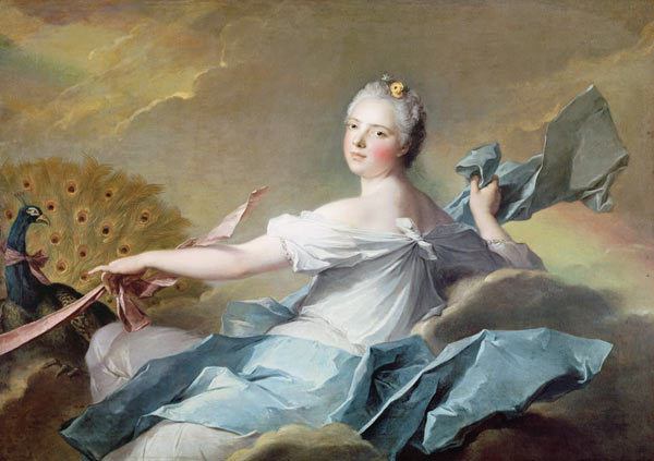 Portrait of Adelaide de France, as the element Air (oil on canvas) à Jean Marc Nattier
