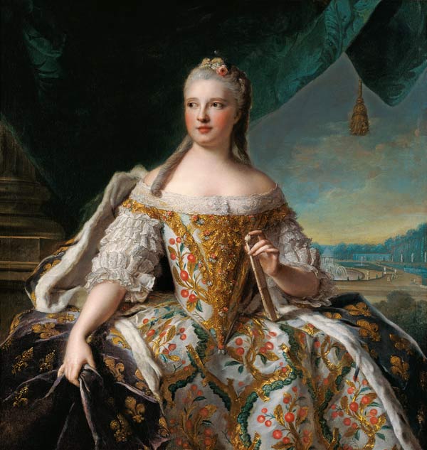 Dauphine Marie-Josephe de Saxe (1731-67) à Jean Marc Nattier