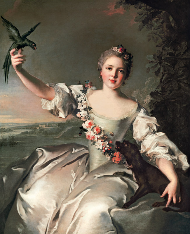 Françoise Renée, Marquise d' Antin à Jean Marc Nattier