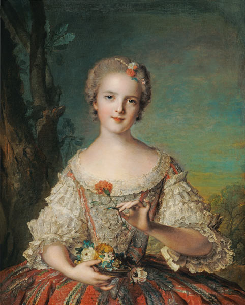 Portrait of Madame Louise de France (1737-87) at Fontevrault à Jean Marc Nattier