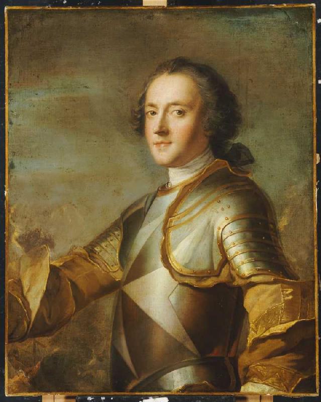 Bildnis von Jean-Philippe d'Orléans, Grand Prieur de France (1702-1748). à Jean Marc Nattier