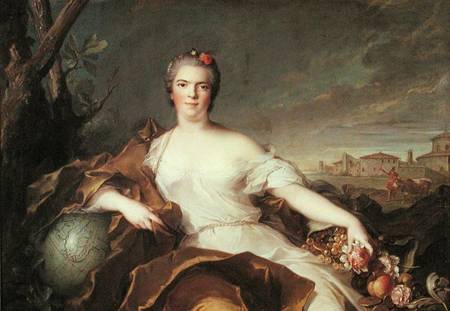 Madame Louise-Elisabeth de France (1727-59) Duchess of Parma, Symbolising Earth à Jean Marc Nattier