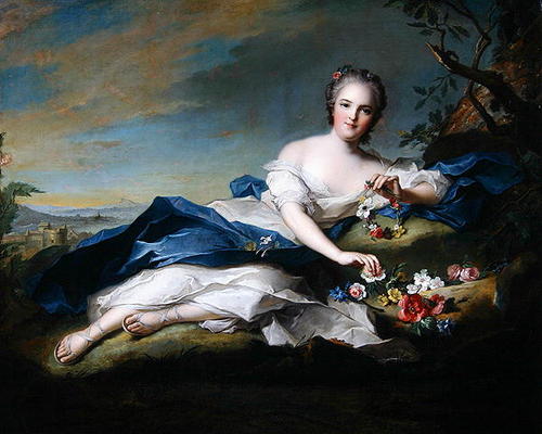 Portrait of Henriette de France, c.1742 (oil on canvas) à Jean Marc Nattier