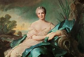 Portrait of Victoire de France as the element Water (oil on canvas)