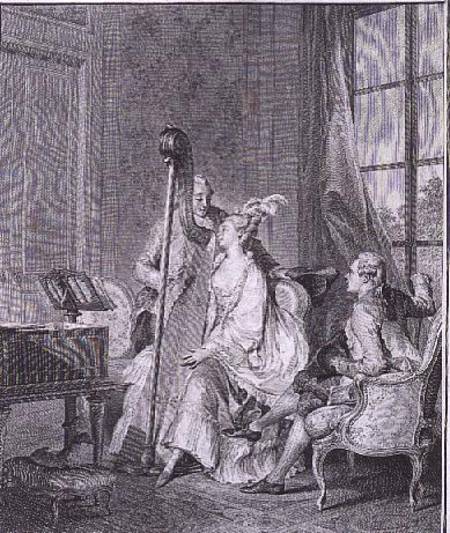The Common Chord engraved by I.S. Helman (1743-1809) à Jean Michel le Jeune Moreau