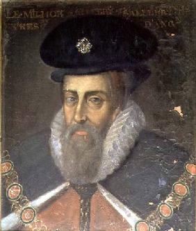 Portrait of Robert Cecil (c.1563-1612) 1st Earl of Salisbury and 1st Viscount Cranborne