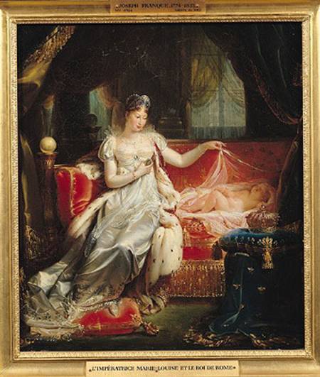 Empress Marie-Louise (1791-1847) and the King of Rome à Jean-Pierre Franque