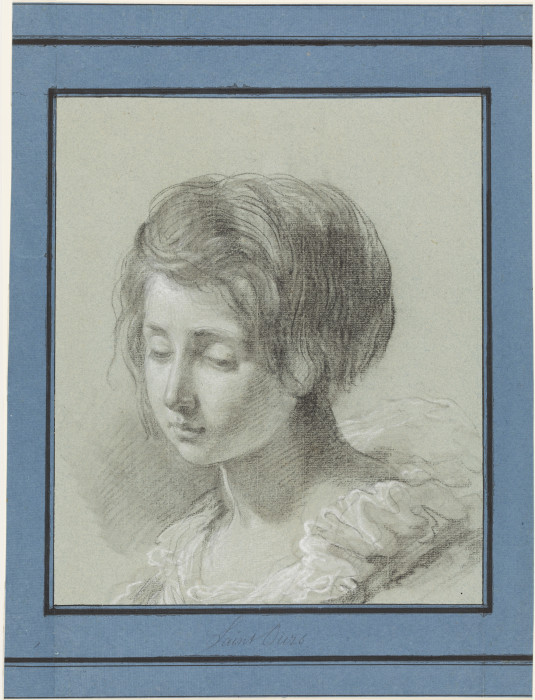Bildnis einer jungen Frau à Jean-Pierre Saint-Ours