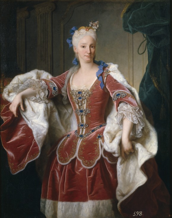 Portrait of Elisabeth Farnese, Queen consort of Spain à Jean Ranc