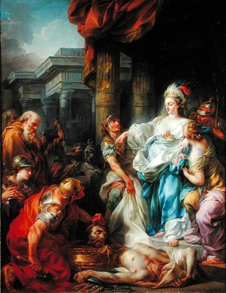 The Beheading of Cyrus III (556-530 BC) à Jean-Simon Berthelemy